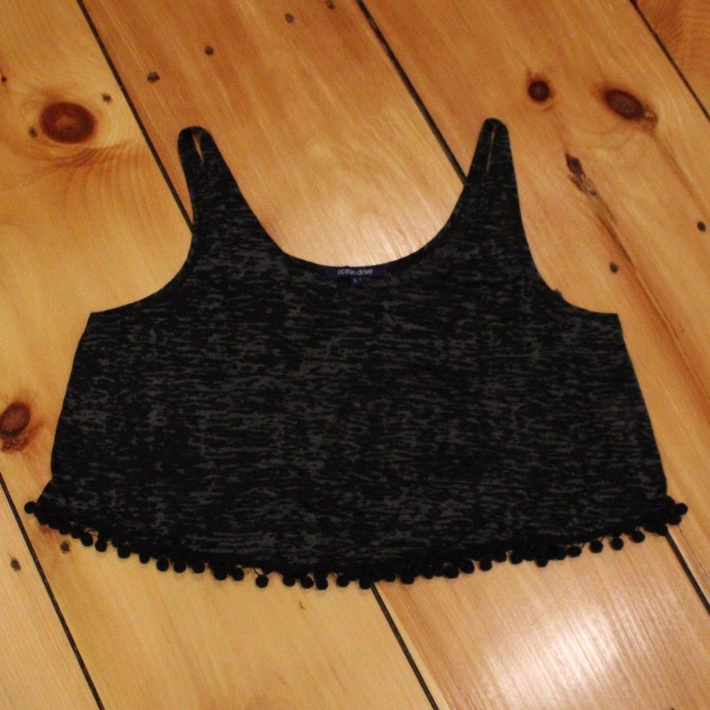 Ocean Drive Tassel Trimmed Tank Top